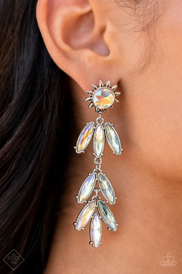 Paparazzi Accessories Earrings Space Age Sparkle Multi