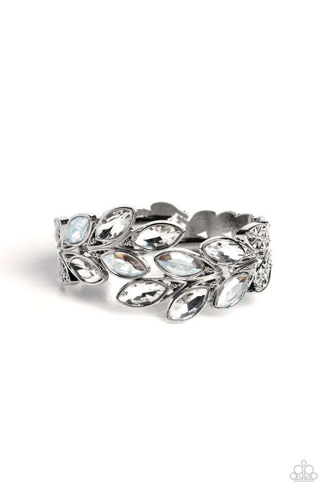 Paparazzi Accessories Luminous Laurels White Rings