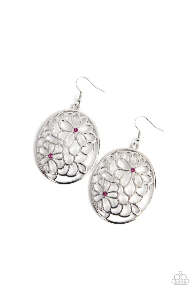 Paparazzi Accessories Meadow Maiden Pink Earrings