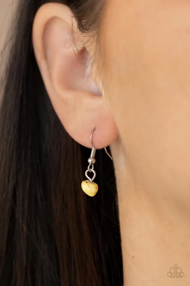 Paparazzi Accessories Plains Paradise Yellow Earrings