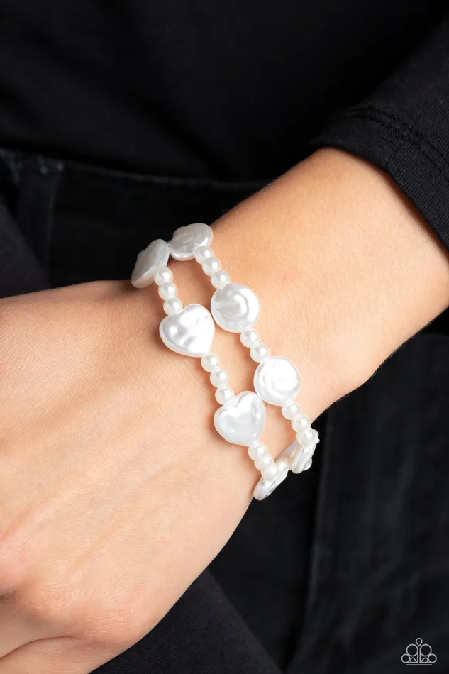Paparazzi Accessories Rings Good Time PEARL White