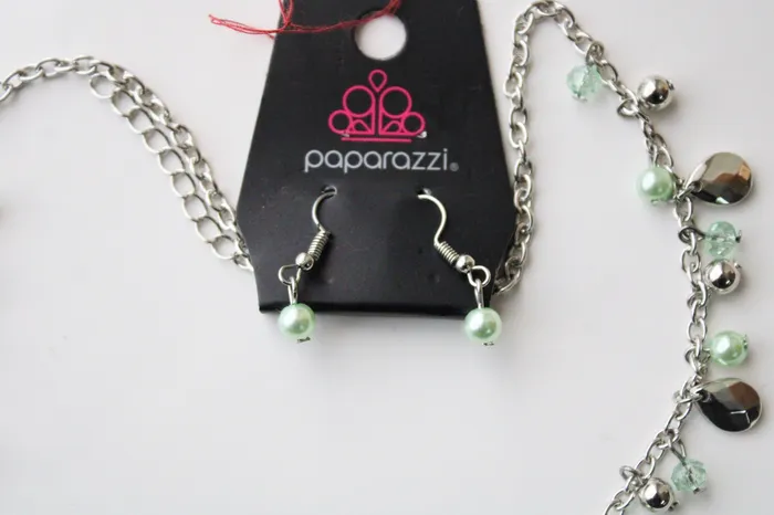 Paparazzi Rings Paparazzi Blue Faux Pearl Set