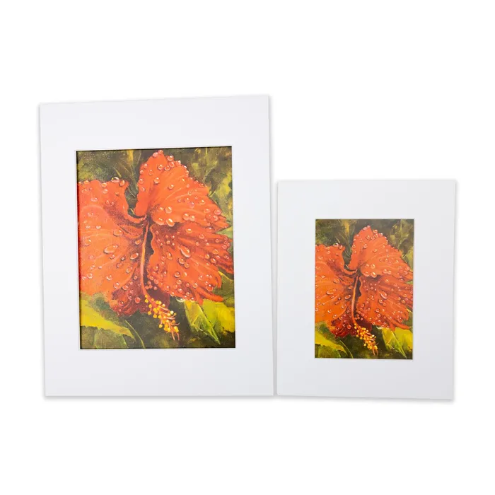 PCCBUYDIRECT Earrings A Thousand Drops Matted Print by Antoinette Powell 11 x 14