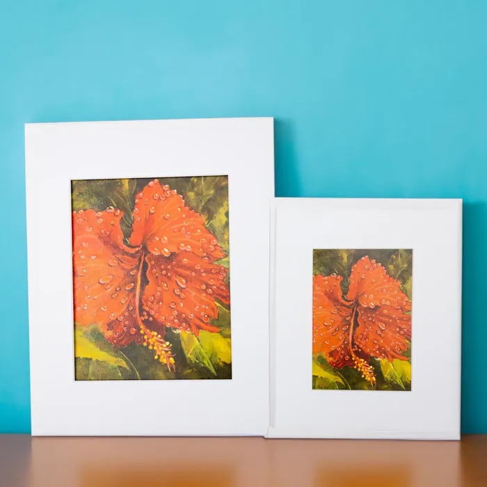 PCCBUYDIRECT Earrings A Thousand Drops Matted Print by Antoinette Powell 11 x 14