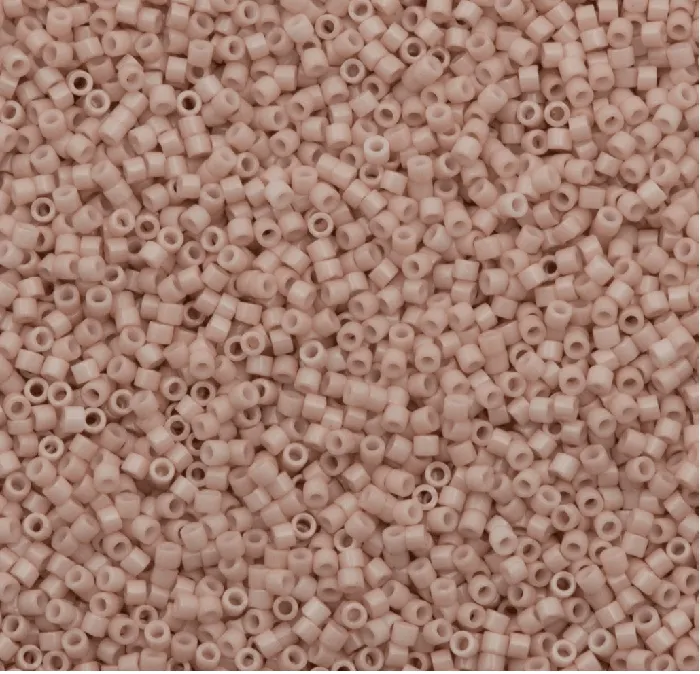 Peppy Beads DB1495 Opaque Pink Champagne Miyuki Delica 110 Earrings