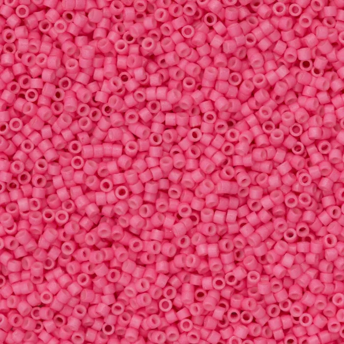 Peppy Beads DB2117 Duracoat Opaque Carnation Miyuki Delica 110 Earrings
