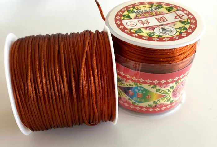 Peppy Beads Earrings Cinnamon Rattail Cord Kumihimo Cord Satin Silk Cord Satin Nylon Cord Macrame Knotting DIY Beading String Thread Cording 15mm Peppy Beads Earrings Cinnamon Rattail Cord Kumihimo Cord Satin Silk Cord Satin Nylon Cord Macrame Knotting DIY Beading String Thread Cording 15mm