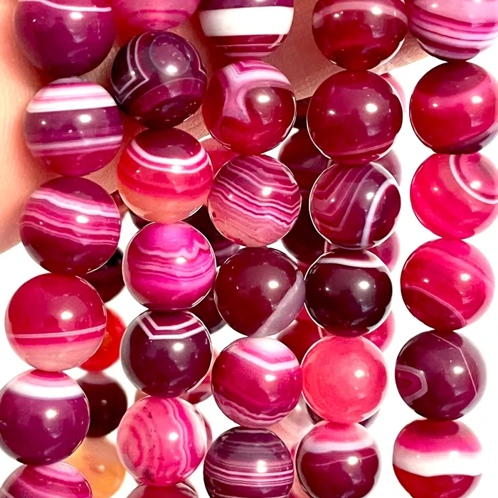 Peppy Beads Earrings Genuine Deep Pink Agate 12 mm round beads full strand 33 beadsBeadsGemstone BeadsNatural Gemstone Peppy Beads Earrings Genuine Deep Pink Agate 12 mm round beads full strand 33 beadsBeadsGemstone BeadsNatural Gemstone