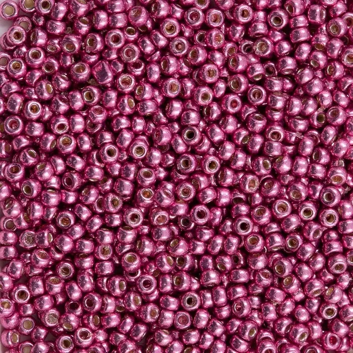 Peppy Beads Earrings Miyuki Seed Beads 110 Duracoat Galvanized Hot Pink 4210NEW