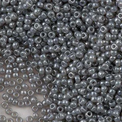 Peppy Beads Earrings Miyuki Seed Beads 80 Grey Ceylon 0526