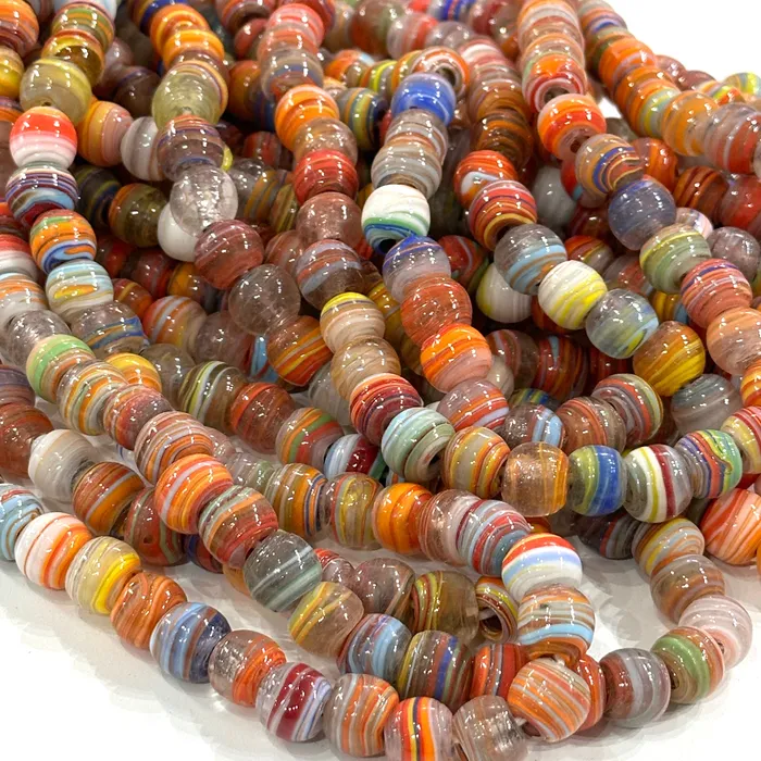 Peppy Beads Earrings Traditional Turkish Artisan Handmade Round Glass Beads Large Hole Glass Beads 10 Beads in a pack Peppy Beads Earrings Traditional Turkish Artisan Handmade Round Glass Beads Large Hole Glass Beads 10 Beads in a pack