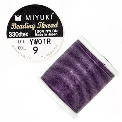 Peppy Beads Necklaces Miyuki Beading Thread50 Meter SpoolColor 9 Purple