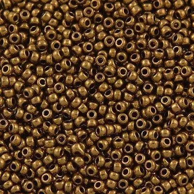 Peppy Beads Necklaces Miyuki Seed Beads 80 Metallic Light Bronze 0457L