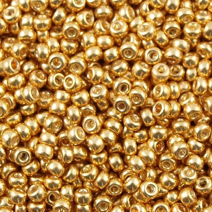 Peppy Beads PreStyled Sets Miyuki Seed Beads 80 Galvanized Gold 1052