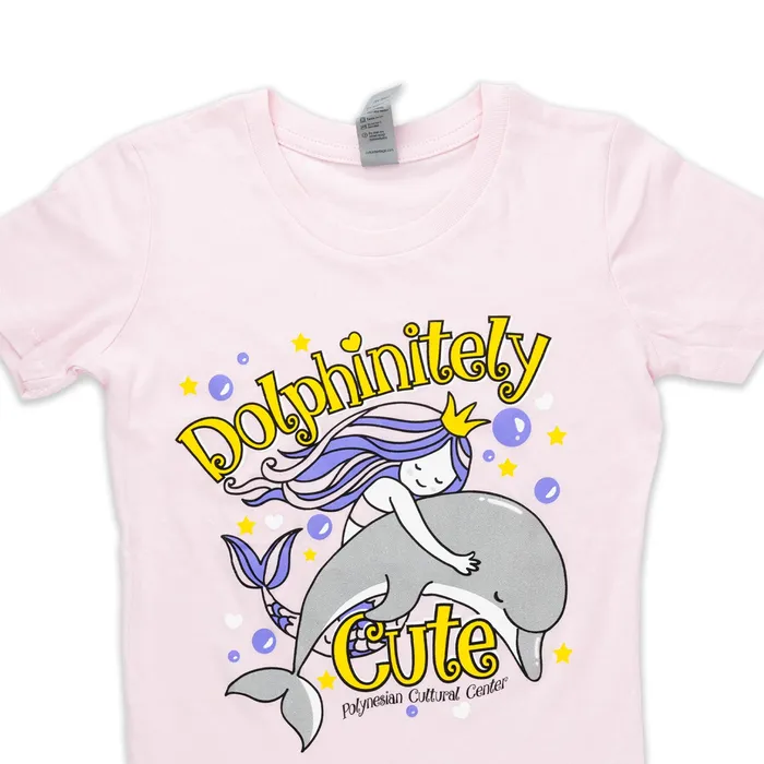 Polynesian Cultural Center Dolphinitely Cute Youth Tee Pink GREATMOUNTAINWE Earrings