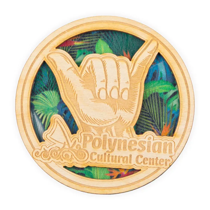 Polynesian Cultural Center Shaka Hang Loose Coaster BICAST Earrings