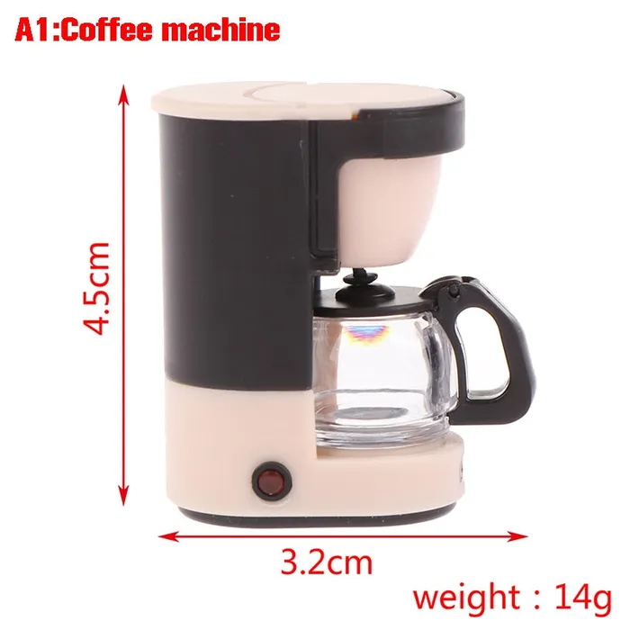 Portraits by NC Earrings Dollhouse Miniature Coffeemaker 16 Scale