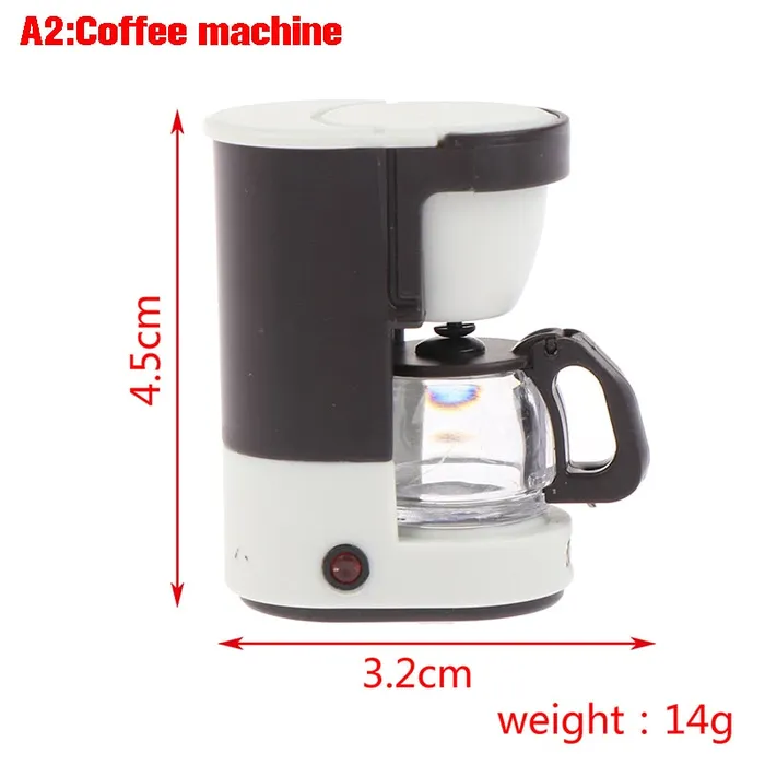 Portraits by NC Earrings Dollhouse Miniature Coffeemaker 16 Scale