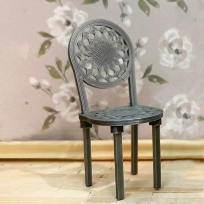 Portraits by NC Earrings Miniature Bistro Table Kit Dollhouse Furniture 124 Scale
