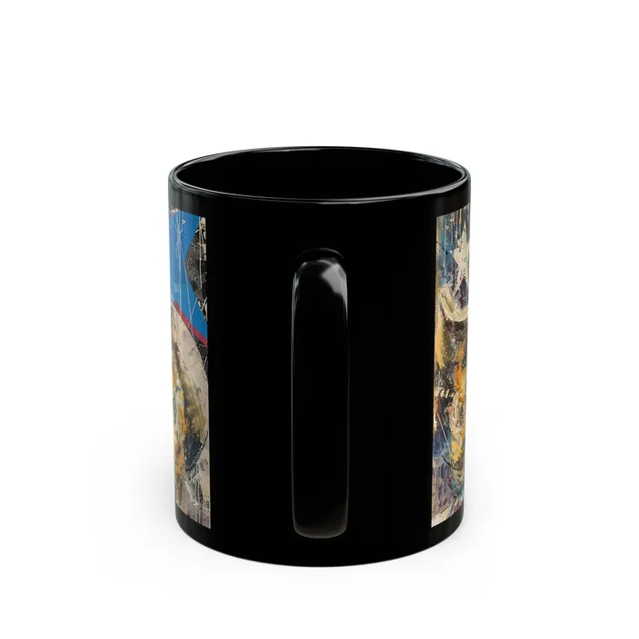 Printify Black Mug 11oz 15oz Country Queen Rings Printify Black Mug 11oz 15oz Country Queen Rings