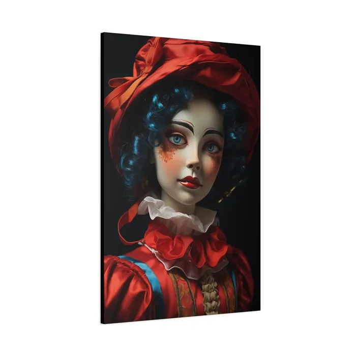 Printify Earrings Rossolini Doll Matte Canvas Stretched 125