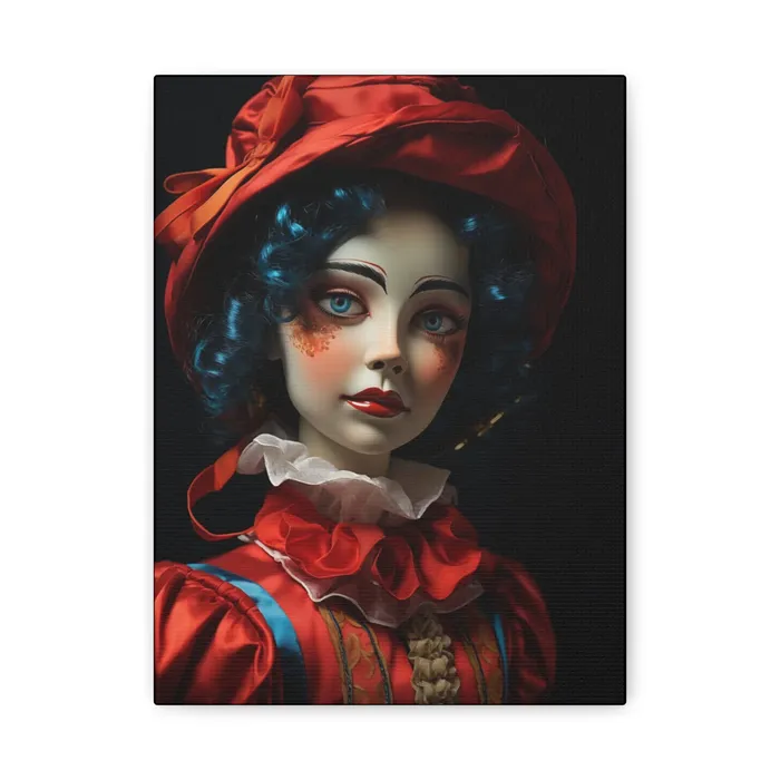 Printify Earrings Rossolini Doll Matte Canvas Stretched 125