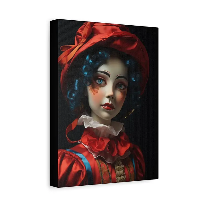 Printify Earrings Rossolini Doll Matte Canvas Stretched 125