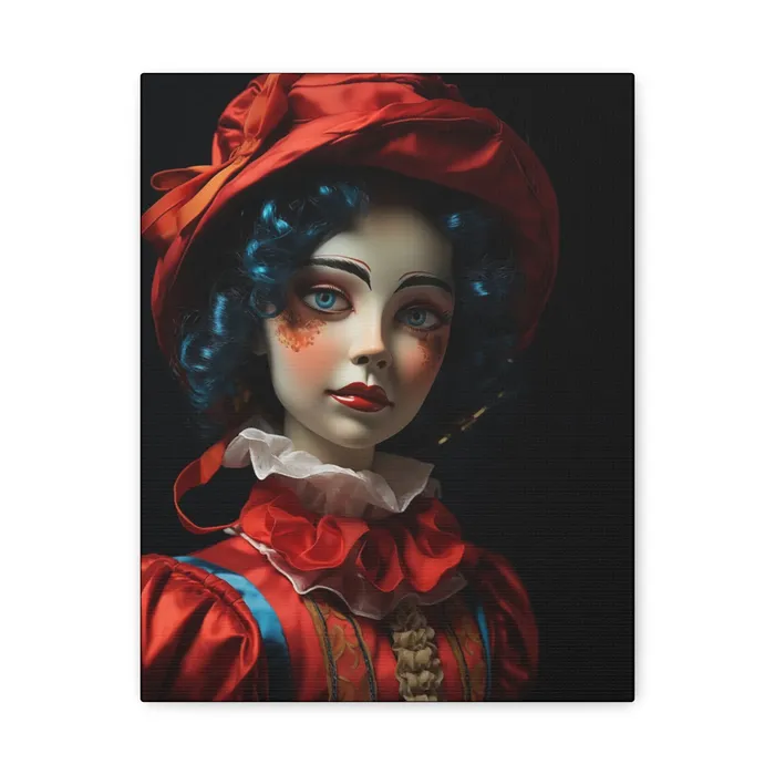 Printify Earrings Rossolini Doll Matte Canvas Stretched 125