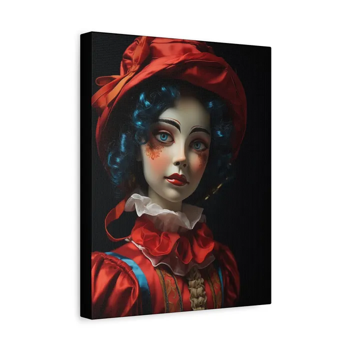 Printify Earrings Rossolini Doll Matte Canvas Stretched 125