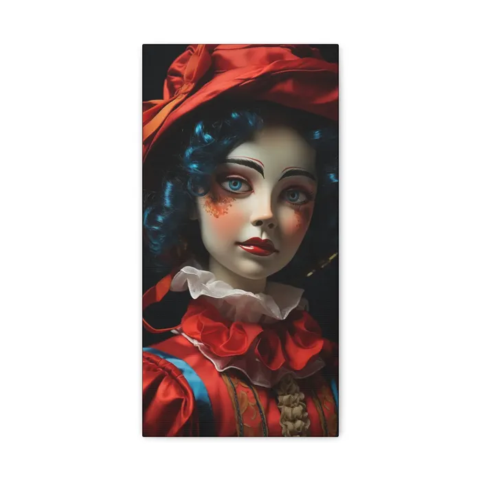 Printify Earrings Rossolini Doll Matte Canvas Stretched 125