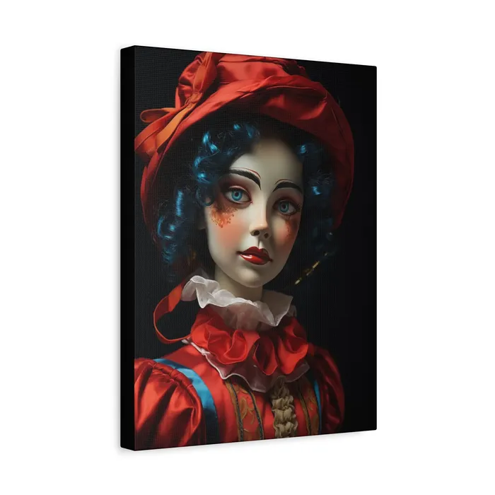 Printify Earrings Rossolini Doll Matte Canvas Stretched 125