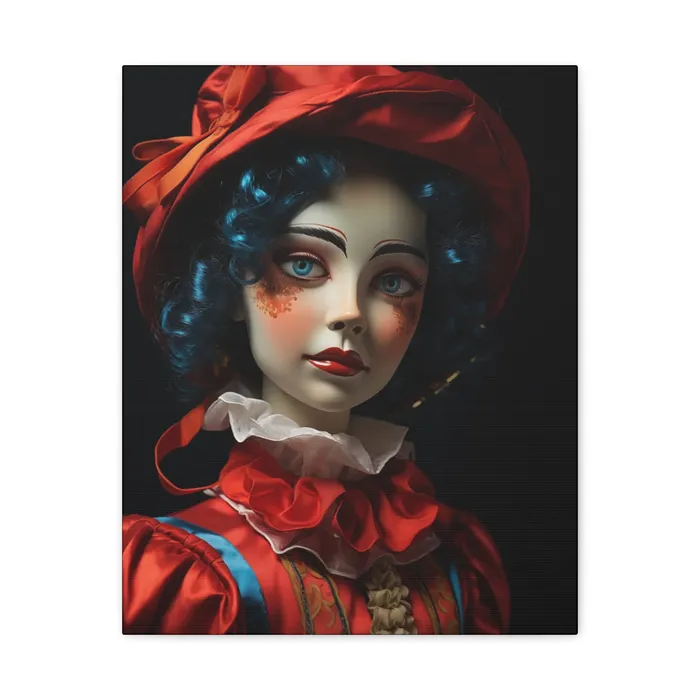 Printify Earrings Rossolini Doll Matte Canvas Stretched 125