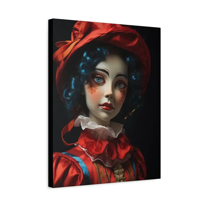Printify Earrings Rossolini Doll Matte Canvas Stretched 125