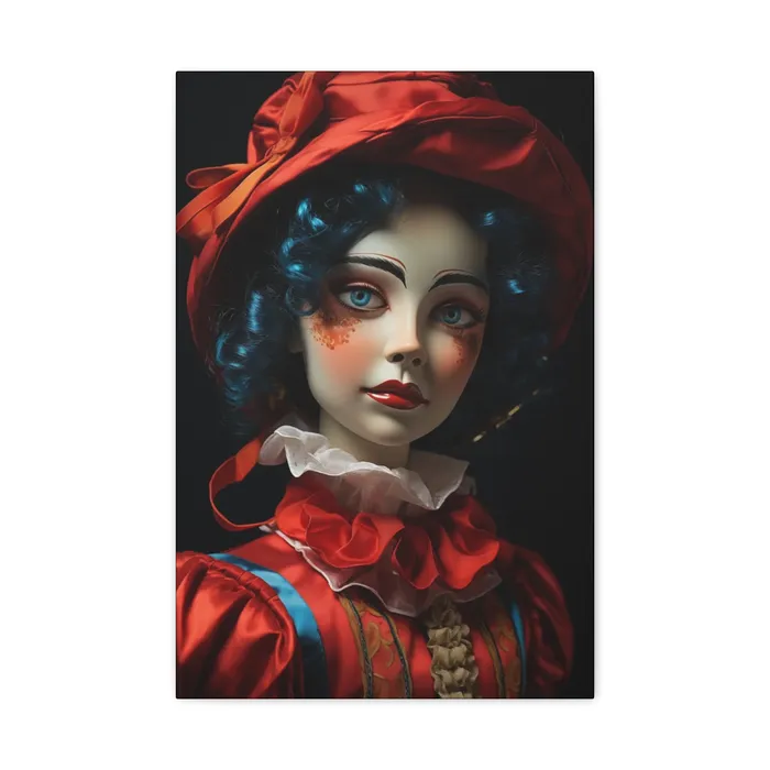 Printify Earrings Rossolini Doll Matte Canvas Stretched 125