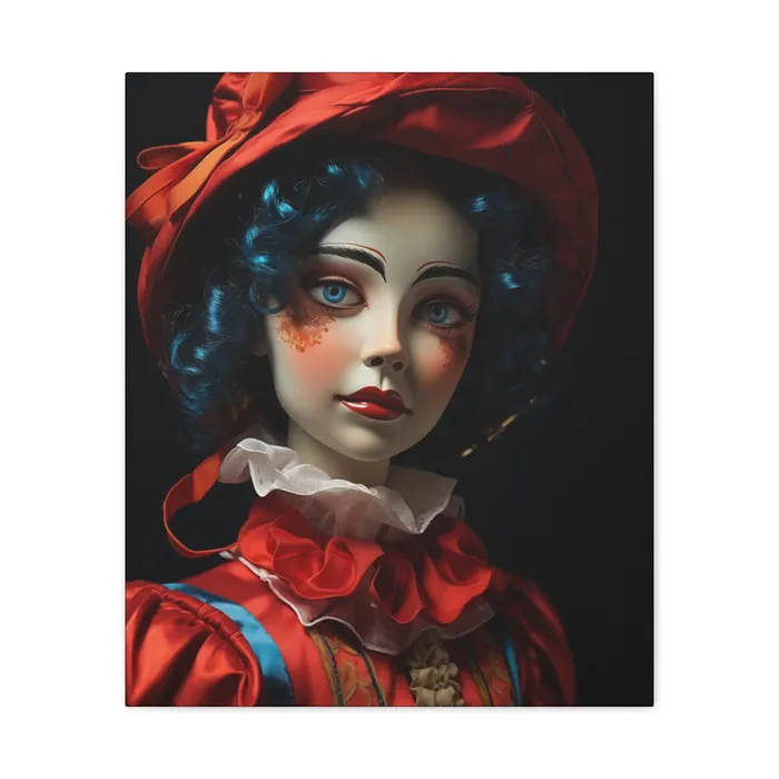Printify Earrings Rossolini Doll Matte Canvas Stretched 125