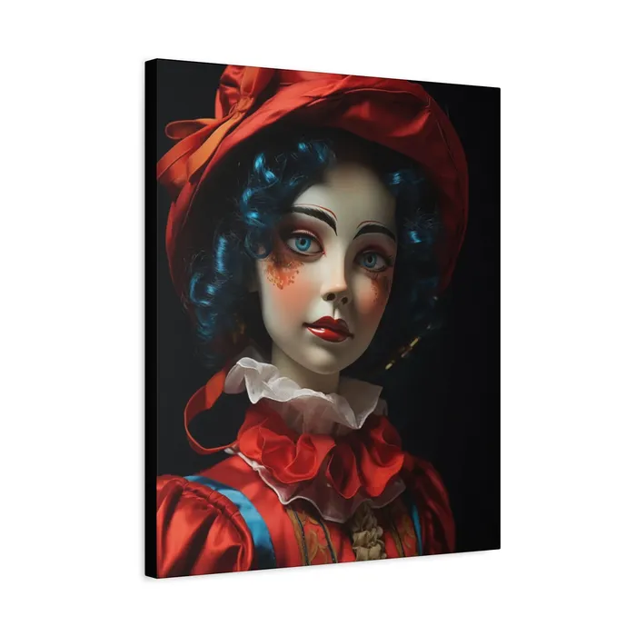 Printify Earrings Rossolini Doll Matte Canvas Stretched 125