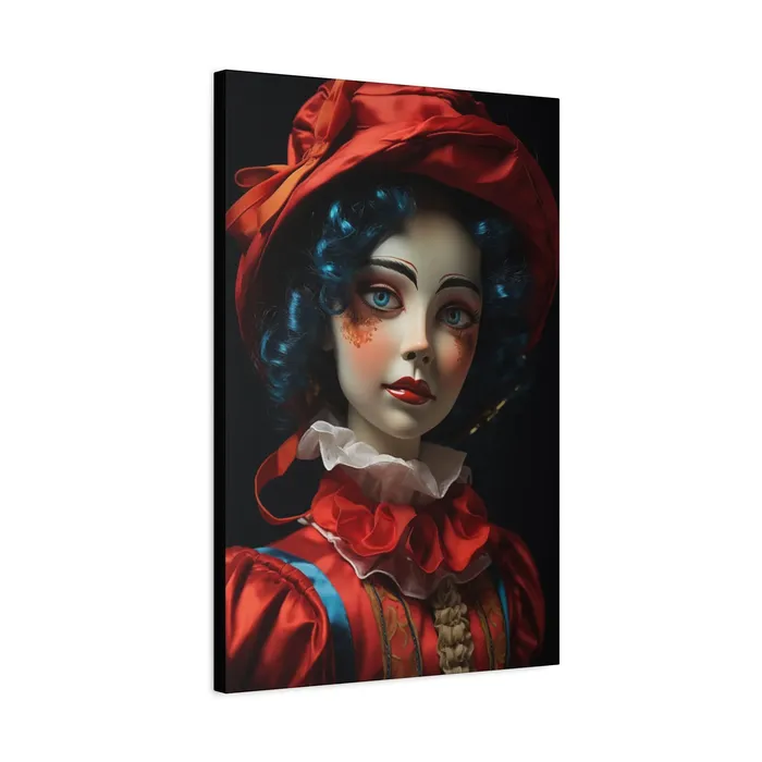 Printify Earrings Rossolini Doll Matte Canvas Stretched 125