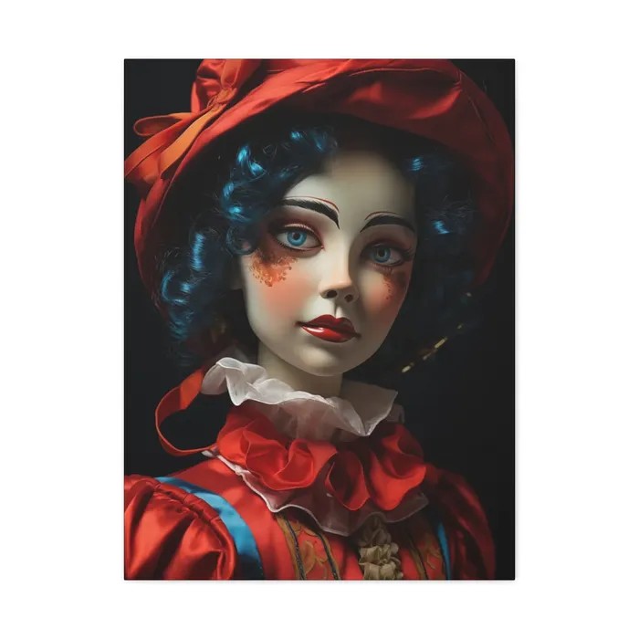 Printify Earrings Rossolini Doll Matte Canvas Stretched 125