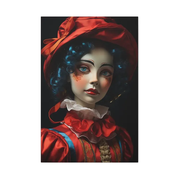 Printify Earrings Rossolini Doll Matte Canvas Stretched 125