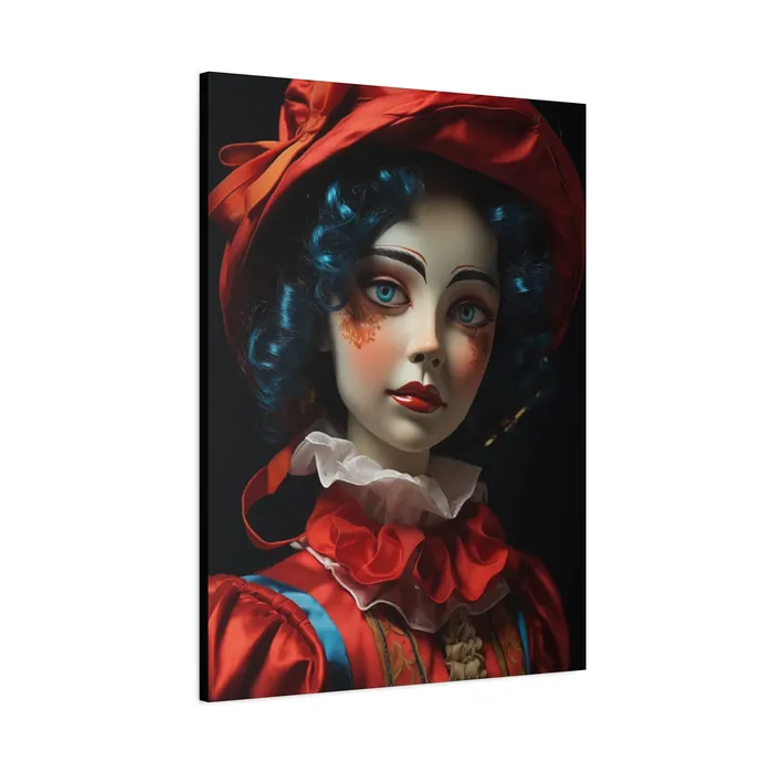 Printify Earrings Rossolini Doll Matte Canvas Stretched 125