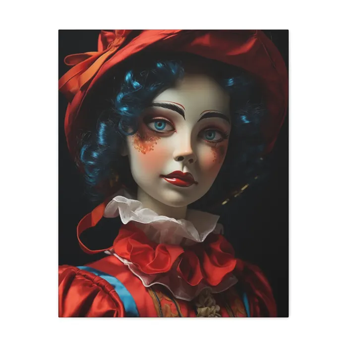 Printify Earrings Rossolini Doll Matte Canvas Stretched 125