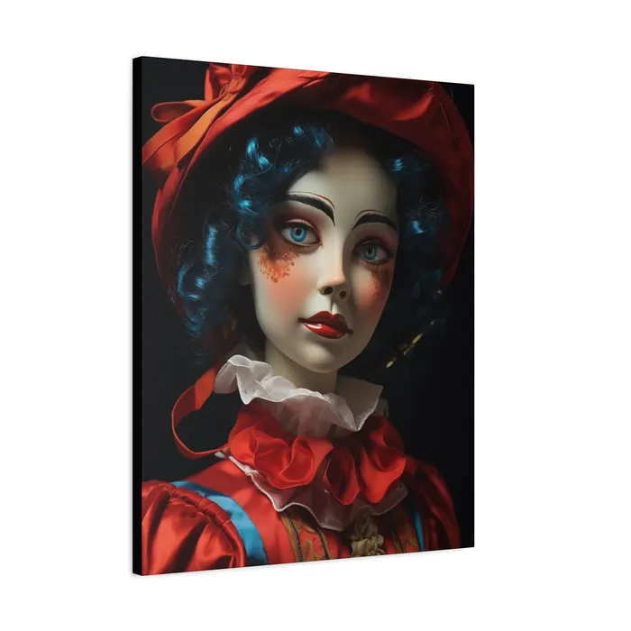 Printify Earrings Rossolini Doll Matte Canvas Stretched 125