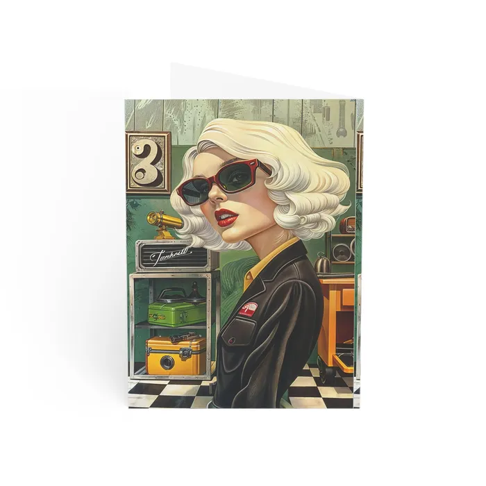 Printify Necklaces Greeting Cards 1 10 30 and 50pcs Tool Time Blonde Printify Necklaces Greeting Cards 1 10 30 and 50pcs Tool Time Blonde