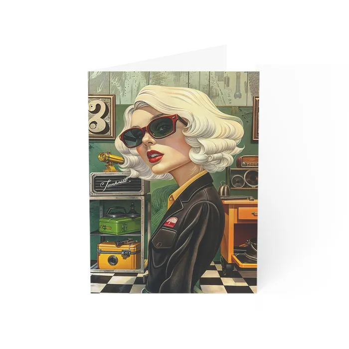 Printify Necklaces Greeting Cards 1 10 30 and 50pcs Tool Time Blonde Printify Necklaces Greeting Cards 1 10 30 and 50pcs Tool Time Blonde