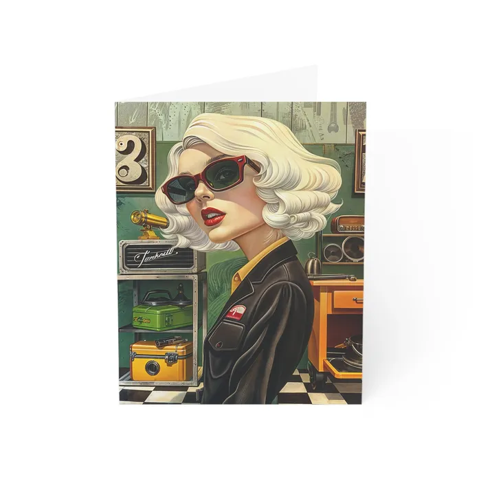 Printify Necklaces Greeting Cards 1 10 30 and 50pcs Tool Time Blonde Printify Necklaces Greeting Cards 1 10 30 and 50pcs Tool Time Blonde