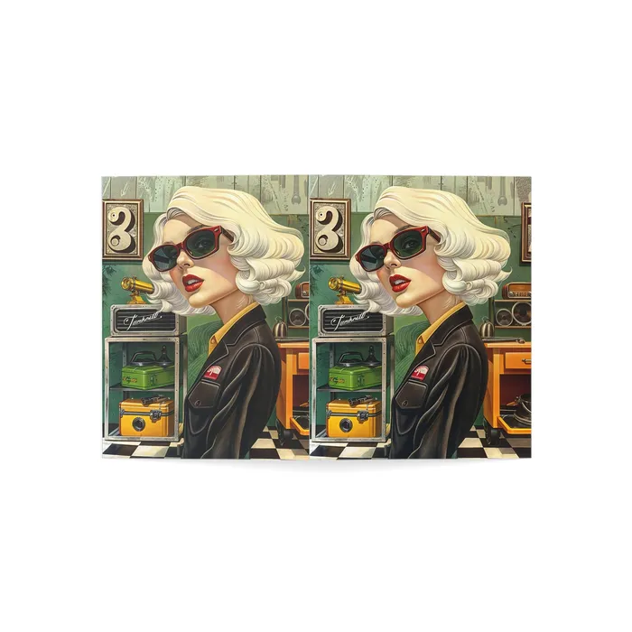 Printify Necklaces Greeting Cards 1 10 30 and 50pcs Tool Time Blonde Printify Necklaces Greeting Cards 1 10 30 and 50pcs Tool Time Blonde