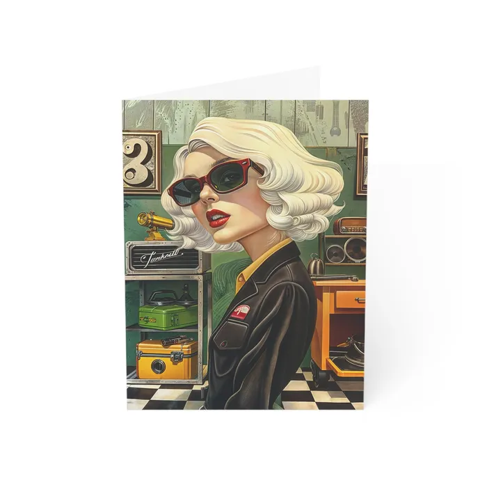 Printify Necklaces Greeting Cards 1 10 30 and 50pcs Tool Time Blonde Printify Necklaces Greeting Cards 1 10 30 and 50pcs Tool Time Blonde
