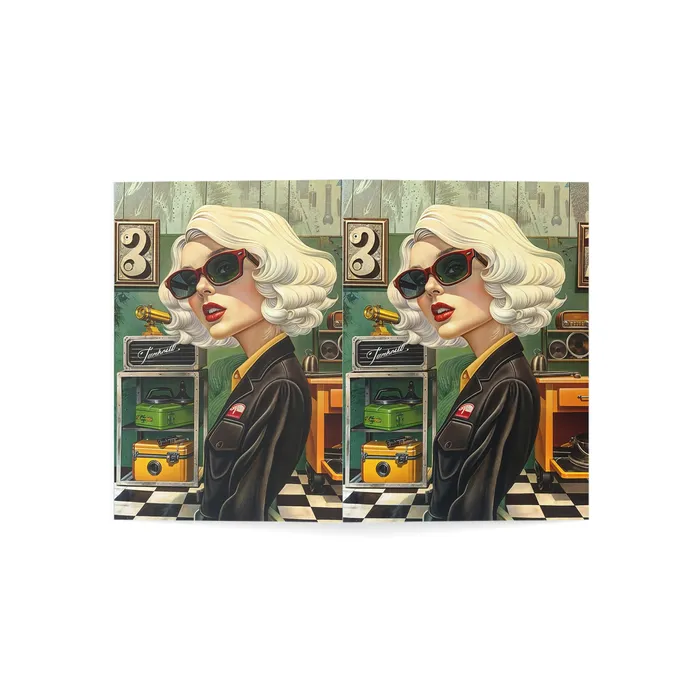 Printify Necklaces Greeting Cards 1 10 30 and 50pcs Tool Time Blonde Printify Necklaces Greeting Cards 1 10 30 and 50pcs Tool Time Blonde