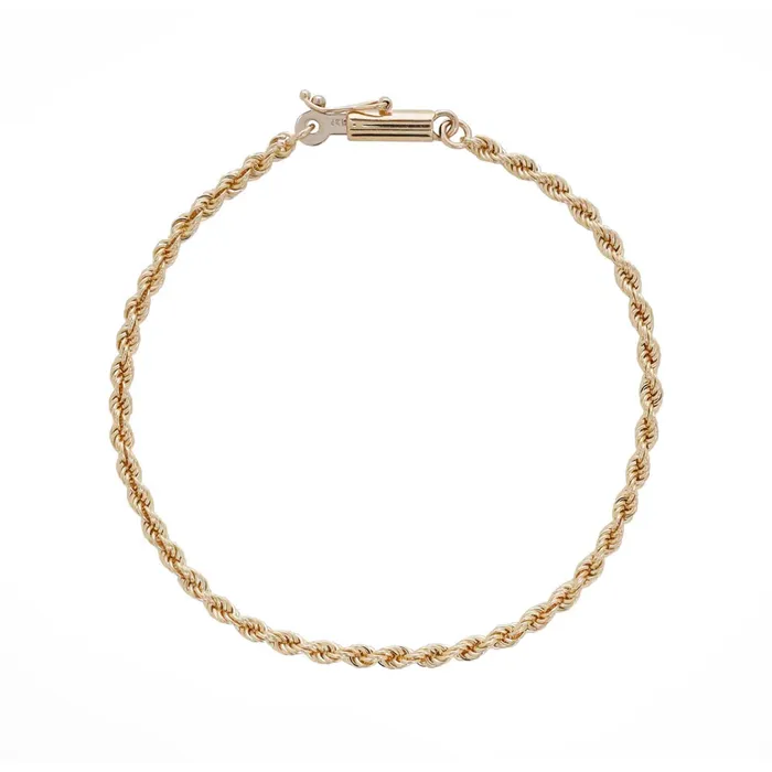 Pulsera de oro torzal 2mm Gold Shield Earrings