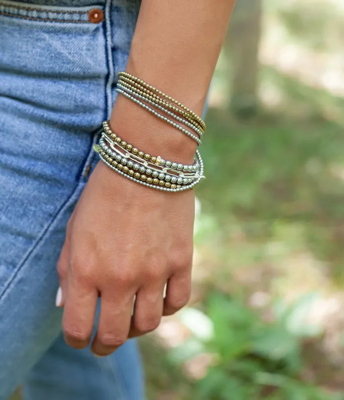 RACHEL LYNN CHICAGO Bracelets Sterling Silver Chain Toggle Clasp Bracelet